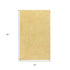 5' X 8' Mustard Area Rug