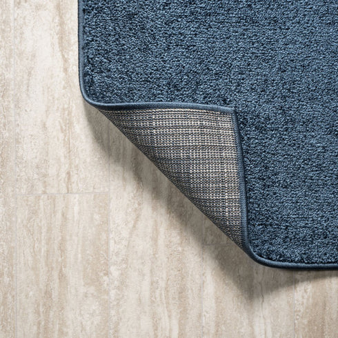 8' Navy Blue Runner Rug
