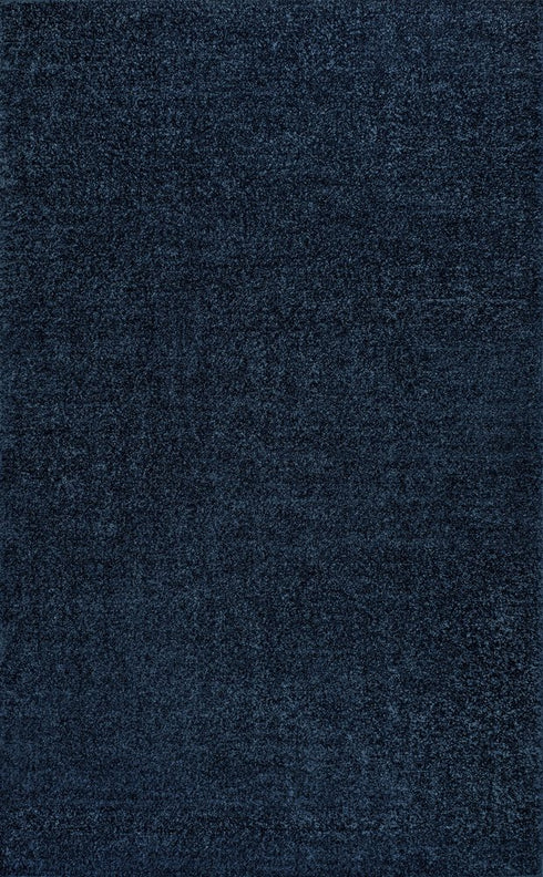 5' X 8' Navy Blue Area Rug