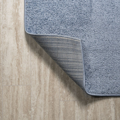 8' Navy Blue Runner Rug