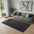 5' X 8' Black Area Rug