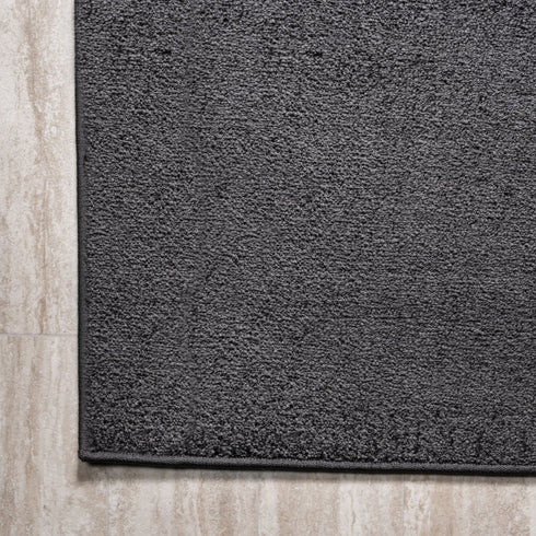 5' X 8' Black Area Rug