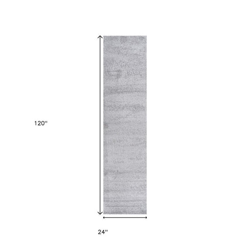 10' Light Gray Runner Rug