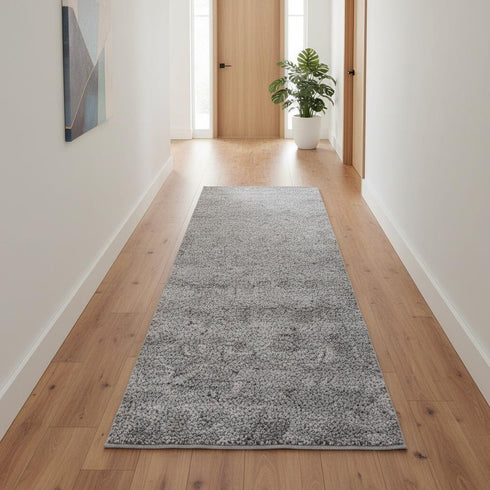 10' Light Gray Runner Rug