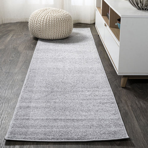 10' Light Gray Runner Rug