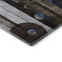 5' X 8' Brown Blue And Beige Geometric Washable Area Rug With UV Protection