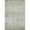 8' X 10' Artichoke Green And Gray Striped Washable Area Rug With UV Protection