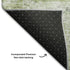 8' X 10' Artichoke Green And Gray Striped Washable Area Rug With UV Protection