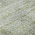 8' X 10' Artichoke Green And Gray Striped Washable Area Rug With UV Protection