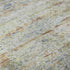 8' X 10' Copper Beige And Blue Striped Washable Area Rug With UV Protection