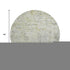 8' Sage Gold And Beige Abstract Washable Round Rug With UV Protection