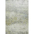 8' X 10' Artichoke Green Gray And Silver Abstract Washable Area Rug With UV Protection
