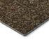 9' X 12' Chocolate Copper And Blue Oriental Washable Area Rug With UV Protection