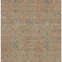 5' X 8' Coral Denim Blue And Green Oriental Washable Area Rug With UV Protection
