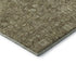 5' X 8' Brown And Beige Floral Washable Area Rug With UV Protection