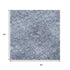5' X 8' Denim Blue And Beige Floral Washable Area Rug With UV Protection