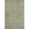 8' X 10' Artichoke Green And Gray Oriental Washable Area Rug With UV Protection