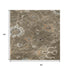 5' X 8' Brown Beige And Copper Floral Washable Area Rug With UV Protection