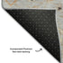 8' X 10' Gray Copper And Silver Floral Washable Area Rug With UV Protection