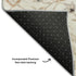 5' X 8' Ivory Copper And Gray Floral Washable Area Rug With UV Protection