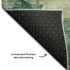 8' X 10' Green And Beige Abstract Washable Area Rug With UV Protection