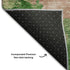 8' X 10' Pink And Emerald Abstract Washable Area Rug With UV Protection