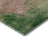 8' X 10' Pink And Emerald Abstract Washable Area Rug With UV Protection