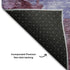 9' X 12' Purple And Lavender Abstract Washable Area Rug With UV Protection