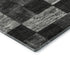 5' X 8' Black Gray And Silver Geometric Washable Area Rug With UV Protection