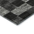 8' X 10' Black Gray And Silver Geometric Washable Area Rug With UV Protection
