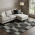 8' X 10' Black Gray And Silver Geometric Washable Area Rug With UV Protection