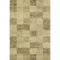 5' X 8' Gold And Wheat Geometric Washable Area Rug With UV Protection