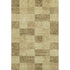 5' X 8' Gold And Wheat Geometric Washable Area Rug With UV Protection