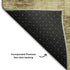 5' X 8' Gold And Wheat Geometric Washable Area Rug With UV Protection