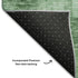8' X 10' Green And Mint Green Geometric Washable Area Rug With UV Protection