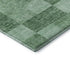 8' X 10' Green And Mint Green Geometric Washable Area Rug With UV Protection