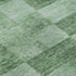 8' X 10' Green And Mint Green Geometric Washable Area Rug With UV Protection