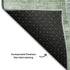 8' X 10' Aqua Green And Teal Geometric Washable Area Rug With UV Protection