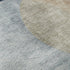 5' X 8' Sky Blue Brown And Beige Geometric Washable Area Rug With UV Protection