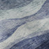 5' X 8' Blue And Sky Blue Abstract Washable Area Rug With UV Protection