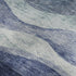 5' X 8' Blue And Sky Blue Abstract Washable Area Rug With UV Protection