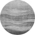 8' Gray And Silver Abstract Washable Round Rug With UV Protection