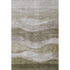 5' X 8' Taupe And Beige Abstract Washable Area Rug With UV Protection