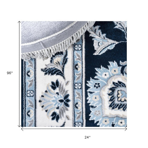 8' Oriental Runner Rug