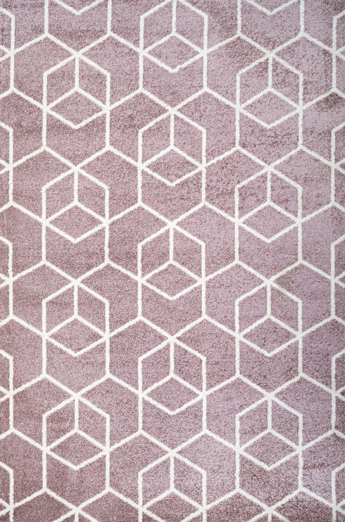 5' X 8' Diamond Area Rug
