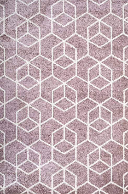 5' X 8' Diamond Area Rug