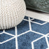 5' X 8' Diamond Area Rug