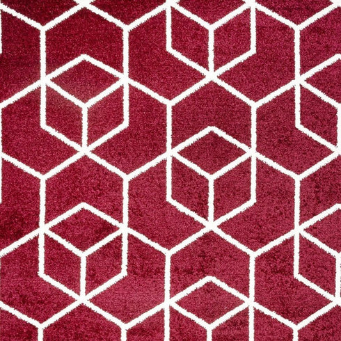 5' X 8' Diamond Area Rug