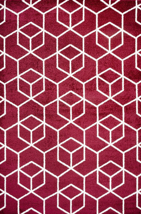 5' X 8' Diamond Area Rug