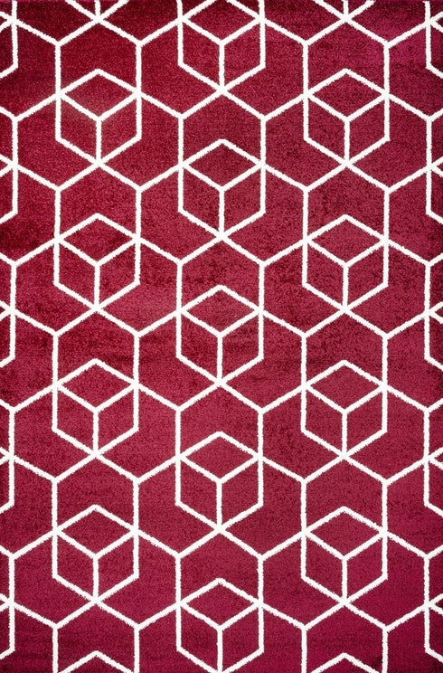 5' X 8' Diamond Area Rug